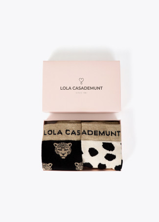 Κάλτσες με σχέδιο Lurex  BY LOLA CASADEMUNT