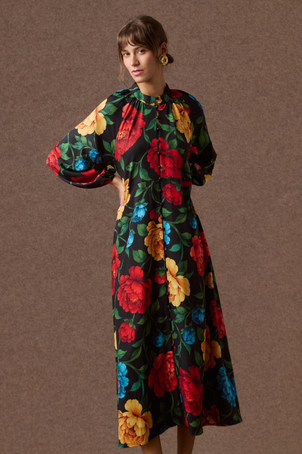 ‘ALMA’ MAXI PRINTED DRESS BY MAMOUSH